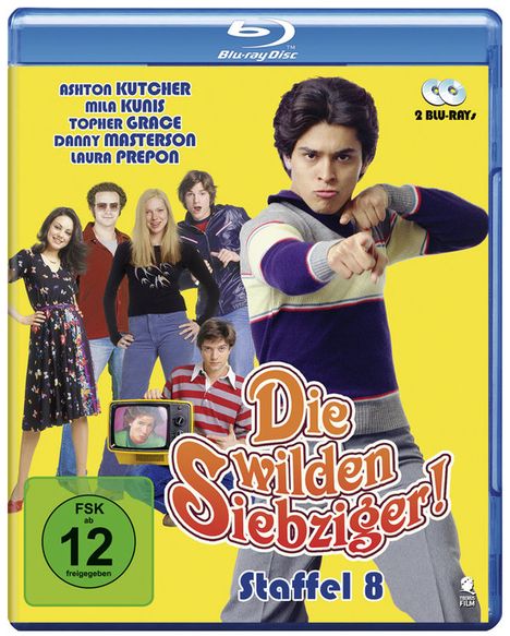 Die wilden Siebziger Staffel 8 (finale Staffel) (Blu-ray), 2 Blu-ray Discs