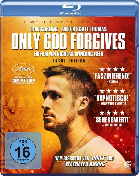 Only God Forgives (Blu-ray), Blu-ray Disc