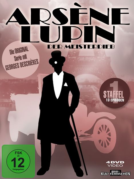 Arsene Lupin Staffel 1, 4 DVDs