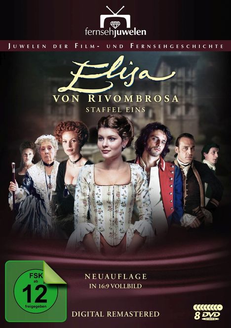 Elisa von Rivombrosa Staffel 1, 8 DVDs