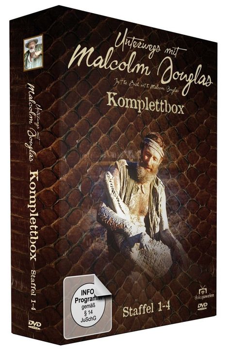 Unterwegs mit Malcolm Douglas (Komplette Serie), 16 DVDs