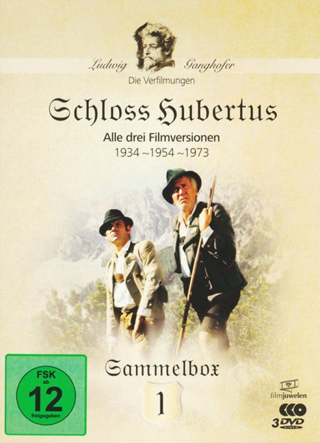 Die Ganghofer Verfilmungen Box 1: Schloss Hubertus, 3 DVDs