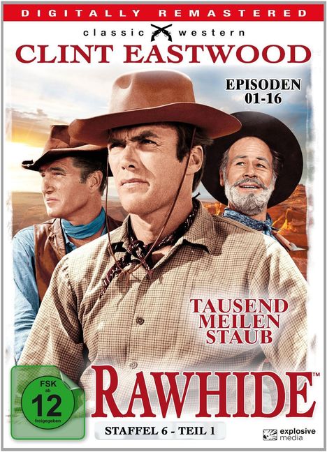 Rawhide - Tausend Meilen Staub Season 6 Box 1, 4 DVDs