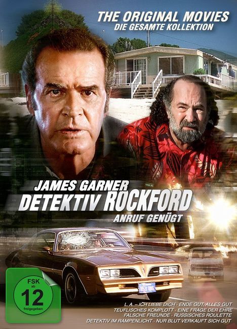 Detektiv Rockford - Anruf genügt: Die Filme (Komplettbox), 8 DVDs