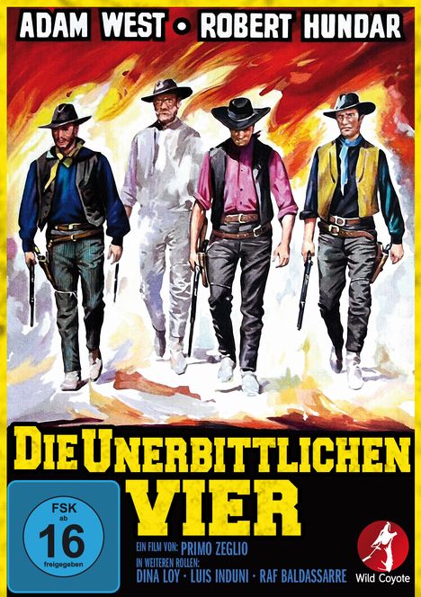 Die unerbittlichen Vier (Die vier Geier der Sierra Nevada), DVD
