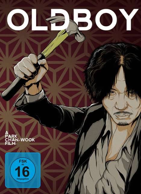 Oldboy (2003) (Blu-ray &amp; DVD im Mediabook), 2 Blu-ray Discs, 1 DVD und 1 CD