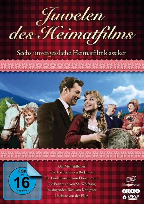 Juwelen des Heimatfilms - Sechs unvergessliche Heimatfilmklassiker, 6 DVDs