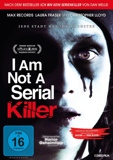 I am not a Serial Killer, DVD