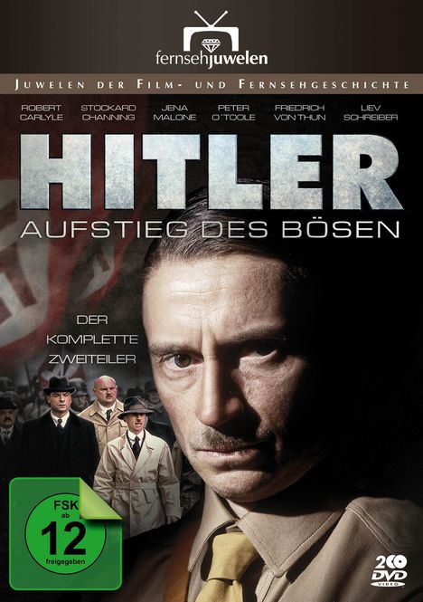 Hitler - Der Aufstieg des Bösen (Kompletter Zweiteiler), 2 DVDs