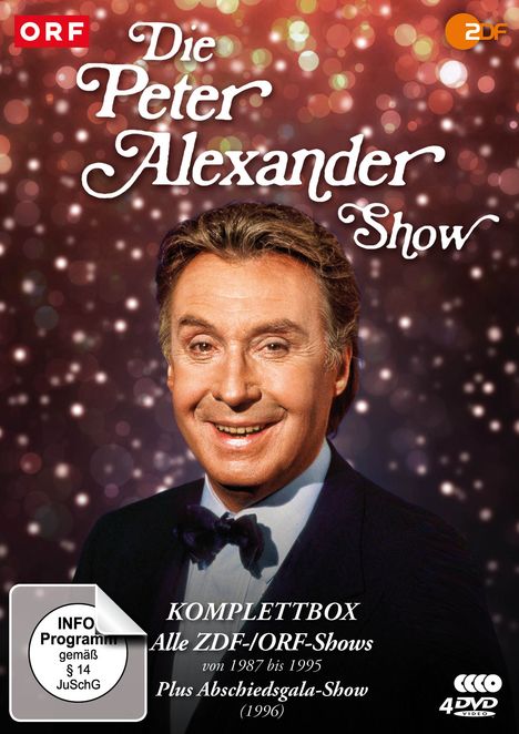 Die Peter Alexander Show (Komplettbox), 4 DVDs