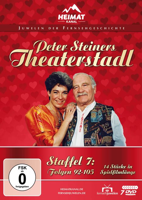 Peter Steiners Theaterstadl Staffel 7 (Folgen 92-105), 7 DVDs