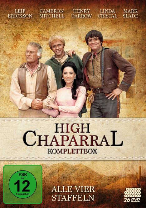 High Chaparral (Komplette Serie), 26 DVDs