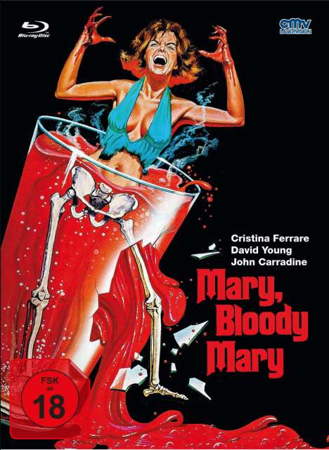 Mary, Bloody Mary (Blu-ray &amp; DVD im Mediabook), 1 Blu-ray Disc und 1 DVD