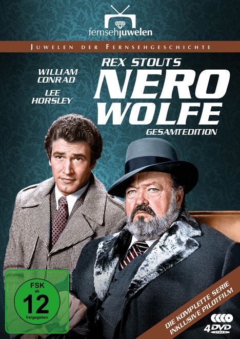 Nero Wolfe (Gesamtedition), 4 DVDs