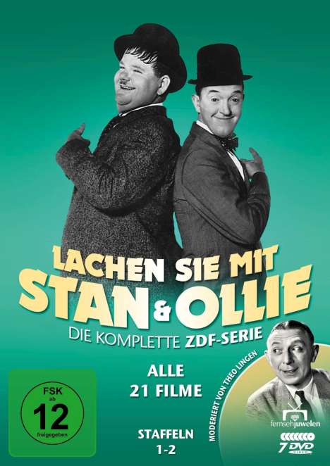 Lachen Sie mit Stan &amp; Ollie (ZDF-Gesamtedition), 7 DVDs