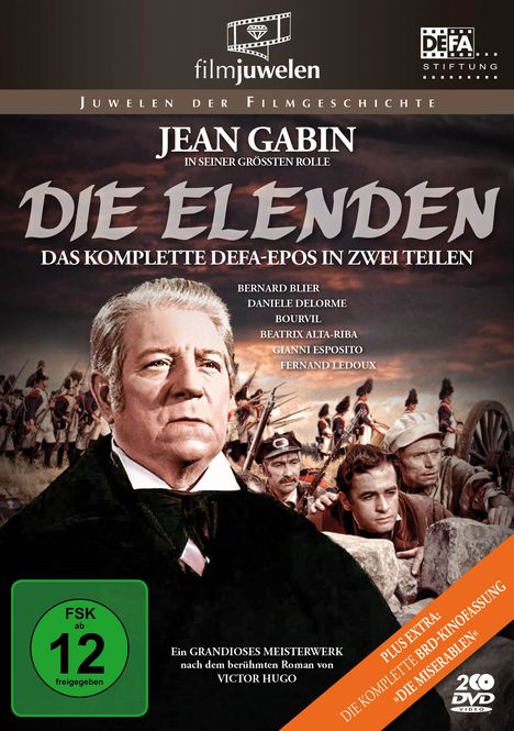 Die Elenden / Die Miserablen, 2 DVDs