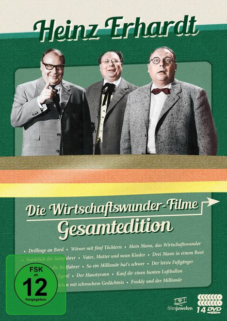 Heinz Erhardt Wirtschaftswunder (Gesamtedition), 14 DVDs