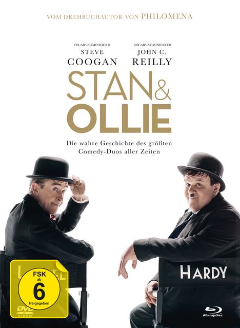 Stan &amp; Ollie (Blu-ray &amp; DVD im Mediabook), 2 Blu-ray Discs und 1 DVD