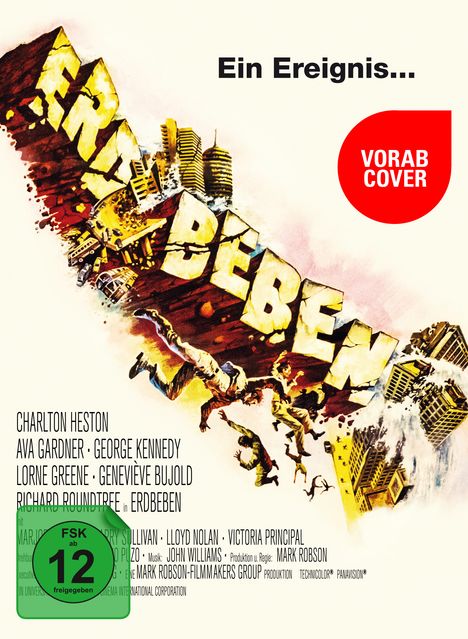 Erdbeben (1974) (Blu-ray &amp; DVD im Mediabook), 2 Blu-ray Discs und 1 DVD