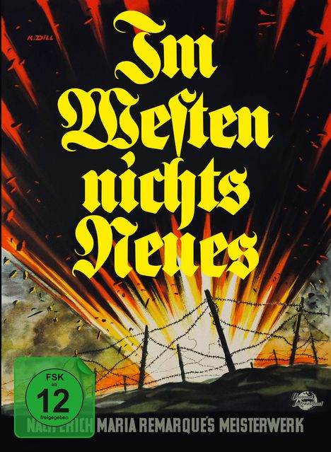 Im Westen nichts Neues (1930) (Langfassung) (Blu-ray &amp; DVD im Mediabook), 2 Blu-ray Discs und 1 DVD