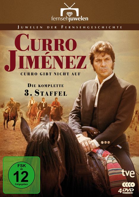 Curro Jiménez Staffel 3: Curro gibt nicht auf, 4 DVDs