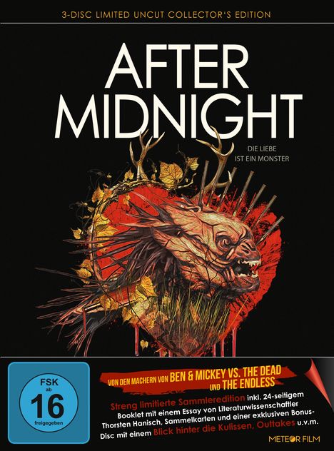 After Midnight (Blu-ray &amp; DVD im Mediabook), 1 Blu-ray Disc und 1 DVD