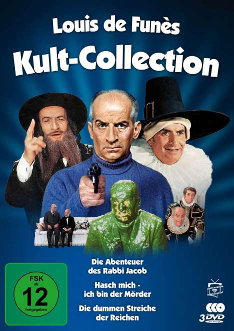 Louis de Funès - Kult-Collection (3 Filme), 3 DVDs