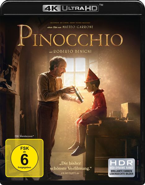 Pinocchio (2019) (Ultra HD Blu-ray), Ultra HD Blu-ray