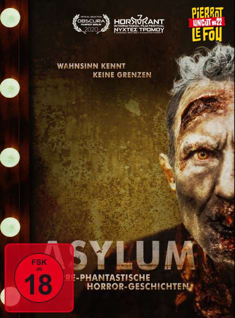 Asylum: Irre-phantastische Horror-Geschichten (Blu-ray &amp; DVD im Mediabook), 1 Blu-ray Disc und 1 DVD