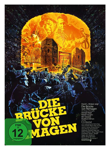 Die Brücke von Remagen (Blu-ray &amp; DVD im Mediabook), 2 Blu-ray Discs und 1 DVD