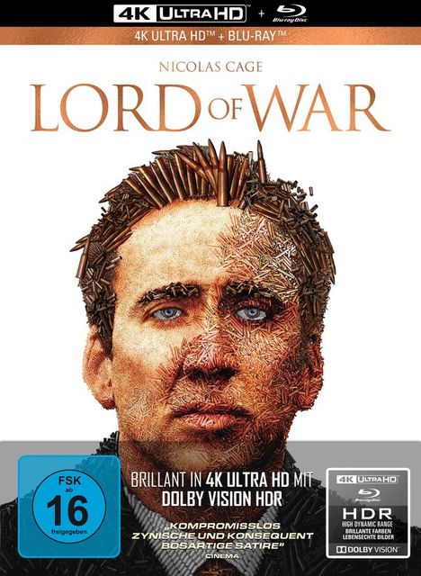 Lord of War - Händler des Todes (Ultra HD Blu-ray &amp; Blu-ray im Mediabook), 1 Ultra HD Blu-ray und 1 Blu-ray Disc