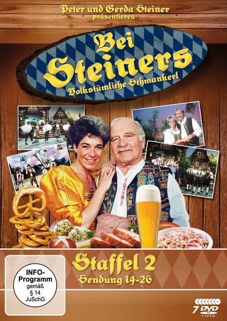 Bei Steiners - Volkstümliche Schmankerln Staffel 2, 7 DVDs