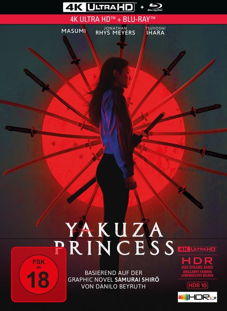 Yakuza Princess (Ultra HD Blu-ray & Blu-ray im Mediabook), 1 Ultra HD Blu-ray und 1 Blu-ray Disc