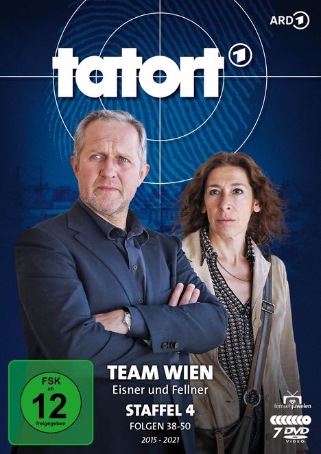 Tatort Wien - Eisner und Fellner ermitteln Staffel 4, 7 DVDs