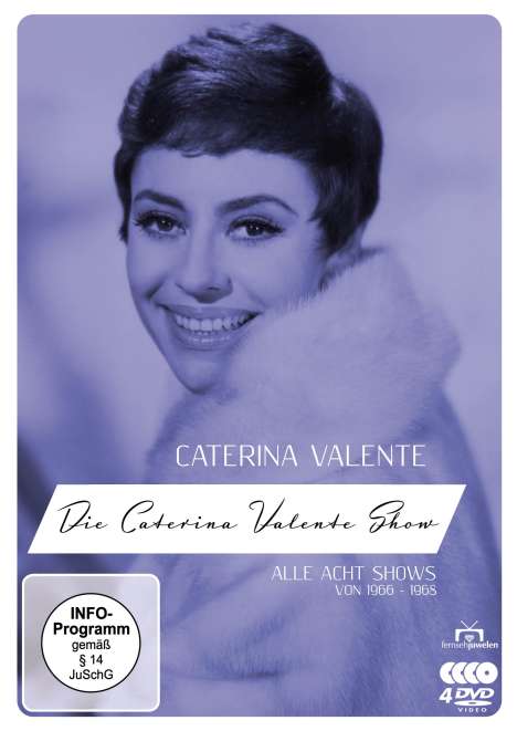 Die Caterina Valente Show - Die sieben ZDF-/AVRO-Shows von 1966-1968, 4 DVDs