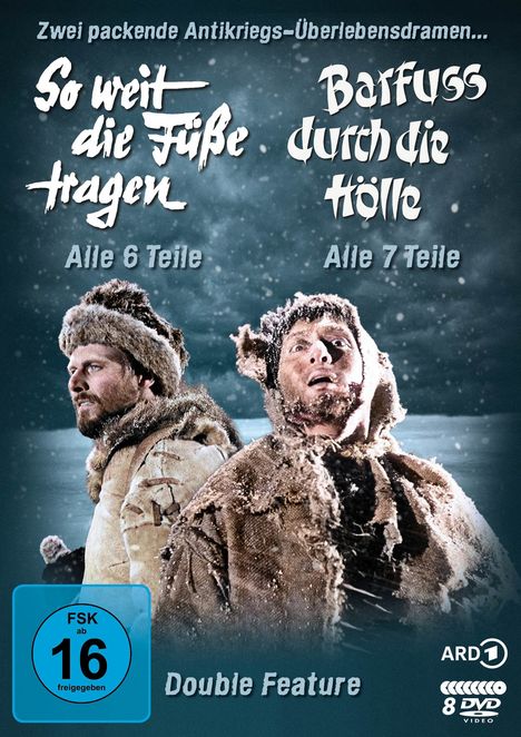 So weit die Füße tragen / Barfuß durch die Hölle (Special Edition), 8 DVDs