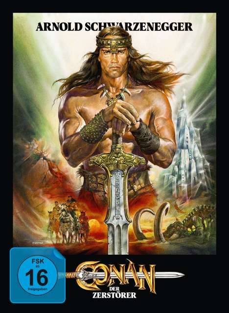 Conan - Der Zerstörer (Blu-ray &amp; DVD im Mediabook), 1 Blu-ray Disc und 1 DVD