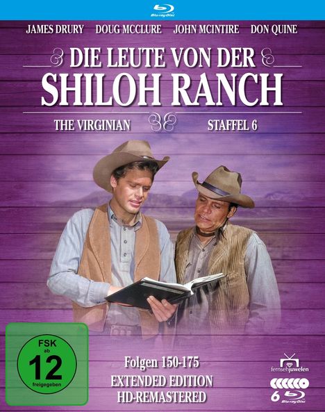 Die Leute von der Shiloh Ranch Staffel 6 (Extended Edition) (Blu-ray), 6 Blu-ray Discs