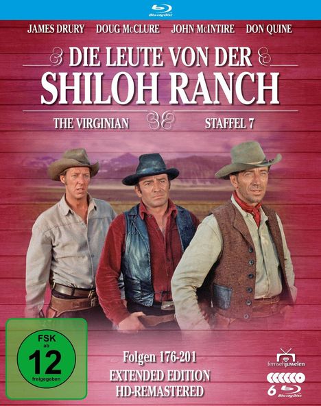 Die Leute von der Shiloh Ranch Staffel 7 (Extended Edition) (Blu-ray), 6 Blu-ray Discs