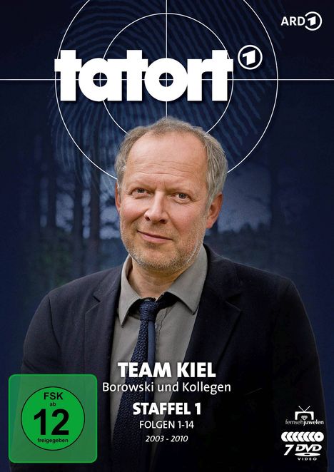 Tatort Team Kiel - Borowski und Kollegen Staffel 1 (Fall 1-14), 7 DVDs