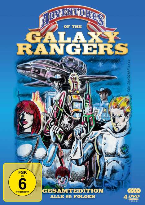 Galaxy Rangers (Gesamtedition), 4 DVDs