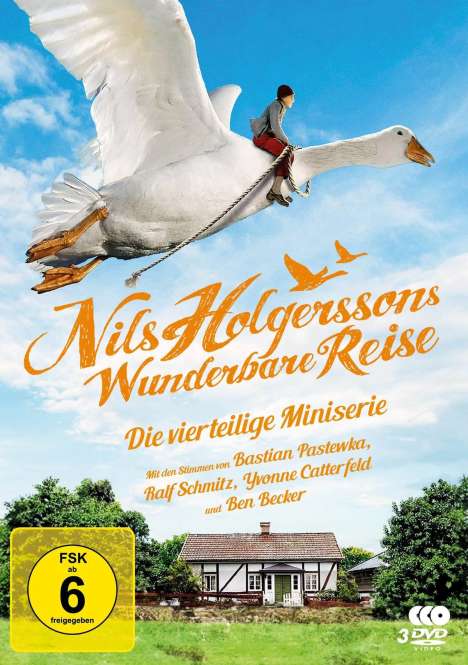 Nils Holgerssons wunderbare Reise (Komplette Serie), 3 DVDs