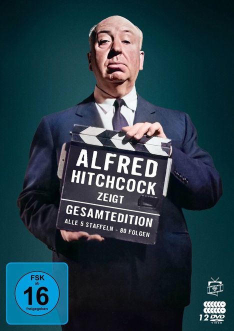 Alfred Hitchcock zeigt (Gesamtedition), 12 DVDs