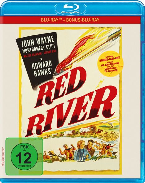 Red River - Panik am roten Fluss (Blu-ray), 2 Blu-ray Discs