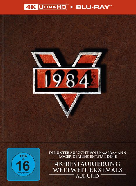 1984 (1984) (Ultra HD Blu-ray &amp; Blu-ray im Mediabook), 1 Ultra HD Blu-ray und 1 Blu-ray Disc