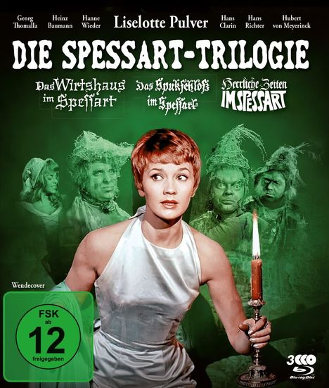 Die Spessart-Trilogie: Alle 3 Spessart Komödien mit Liselotte Pulver (Blu-ray), 3 Blu-ray Discs