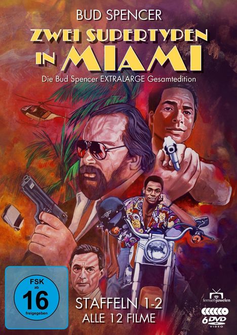 Zwei Supertypen in Miami (Die Bud Spencer EXTRALARGE Gesamtedition), 6 DVDs