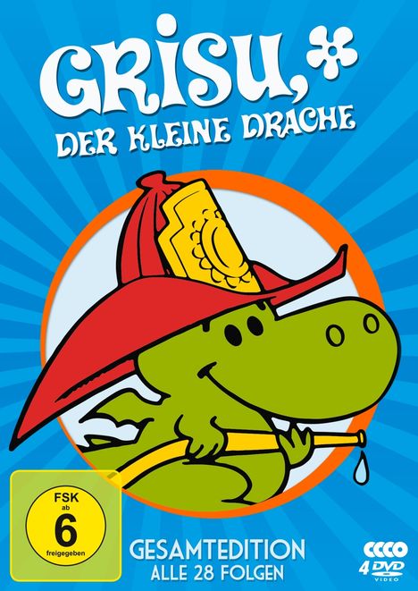Grisu - Der kleine Drache (Gesamtedition), 4 DVDs