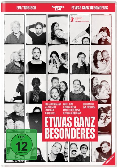Mehrere Porträts von Menschen in Schwarz-Weiß. Roter Text: "ETWAS GANZ BESONDERES AB 9.7. IM KINO".