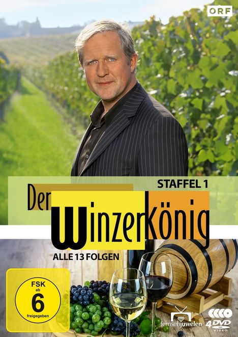 Der Winzerkönig Staffel 1, 4 DVDs